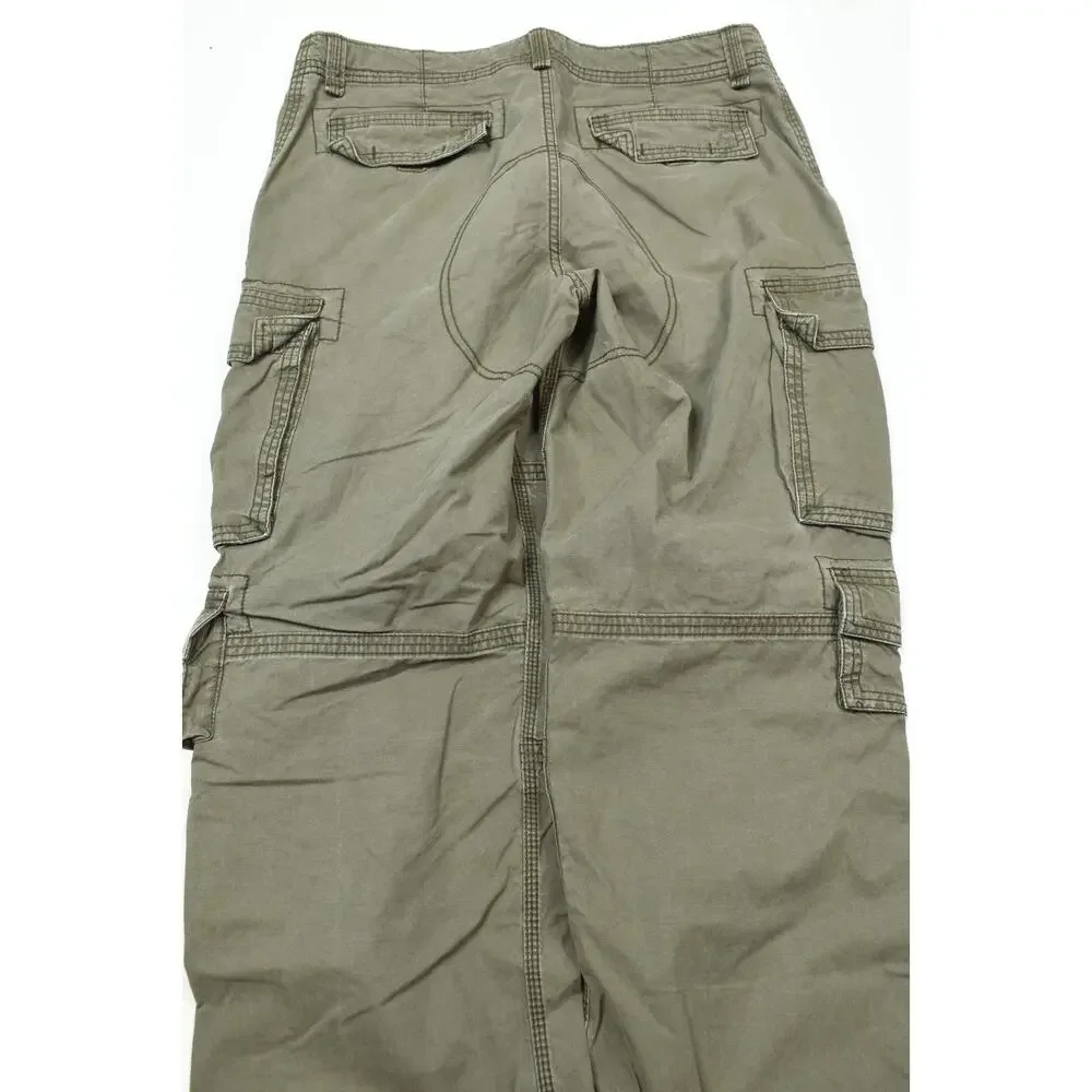 Vintage Old Navy Surplus Company Cargo Pants Mens 34x30 (36x28.5) Green Military
